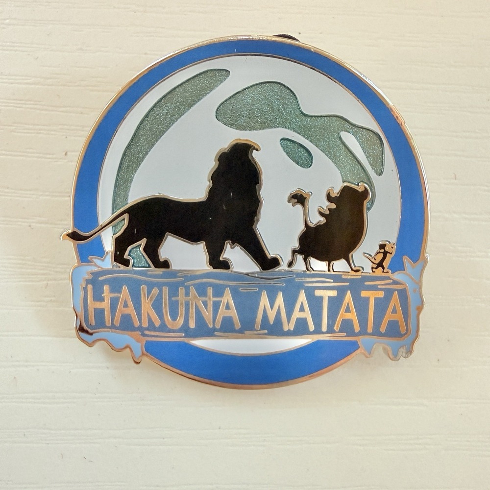 Disney Parks Trading Pin The Lion King Hakuna Matata Pumbaa Simba Timon 2016
